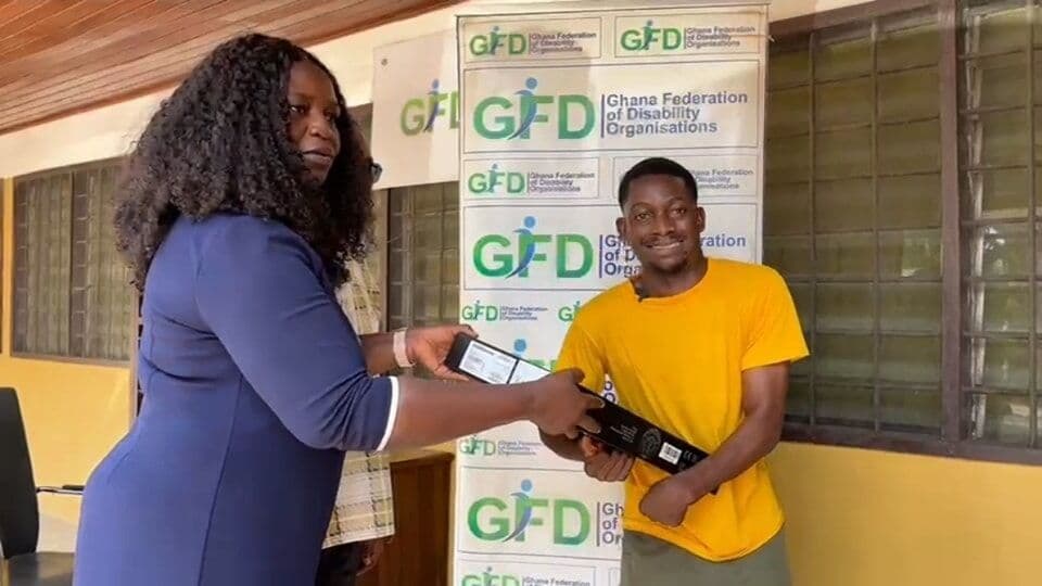 GFD Supports Boafo Project with Laptop Donation to Empower Inclusive Innovation